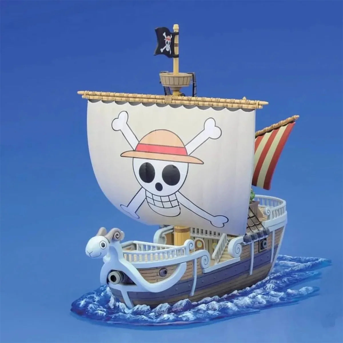 Bandai Genuine One Piece Model Kit Anime Figures Grand Ship Going Merry Action Figures Collection Assembly Model Boys Toys Gifts
