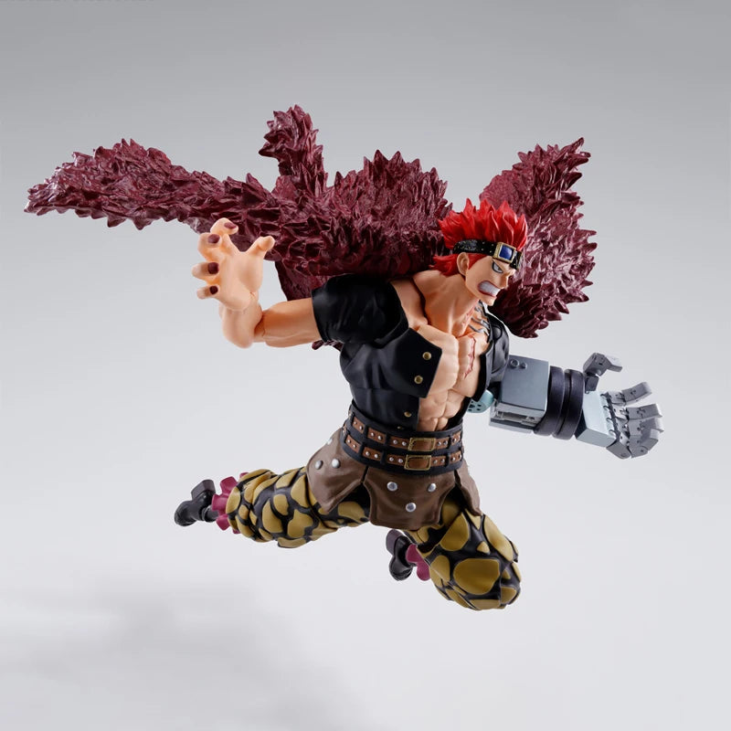 Bandai Genuine One Piece Model Kit Anime Figures SHF Eustass.Kid The Raid on onigashima Action Figure Collection Model Kids Toys