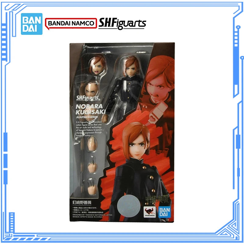 Bandai Genuine Jujutsu Kaisen Model Kit Anime Figures SHF Satoru Gojo Geto Suguru Kugisaki Nobara Action Figure Collection Model