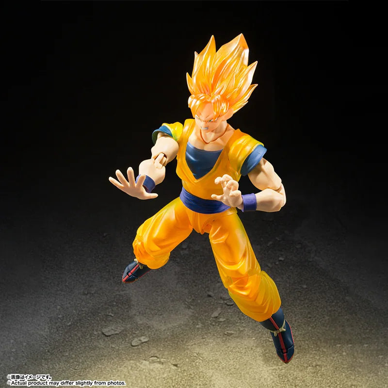 Bandai Genuine Dragon Ball Model Kit Anime Figures SHF Son Goku Z Fighters TNT Action Figure Collection Model Boys Toys Gifts