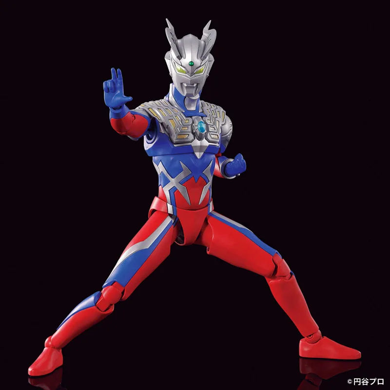 Bandai Genuine Ultraman Zero Model Kit Figure-rise Standard Ultraman Zero Action Figures Assembly Model Toys Christmas Gifts