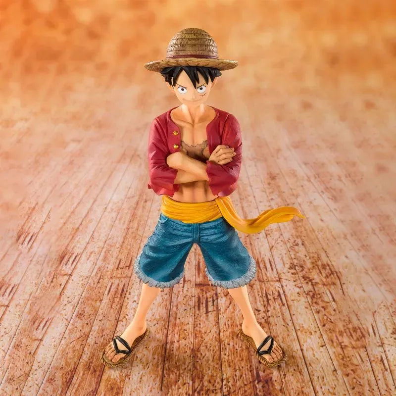 Bandai Genuine One Piece Model Kit Figuarts Zero Monkey D. Luffy Anime Action Figure Joints Movable Model Toys Christmas Gifts