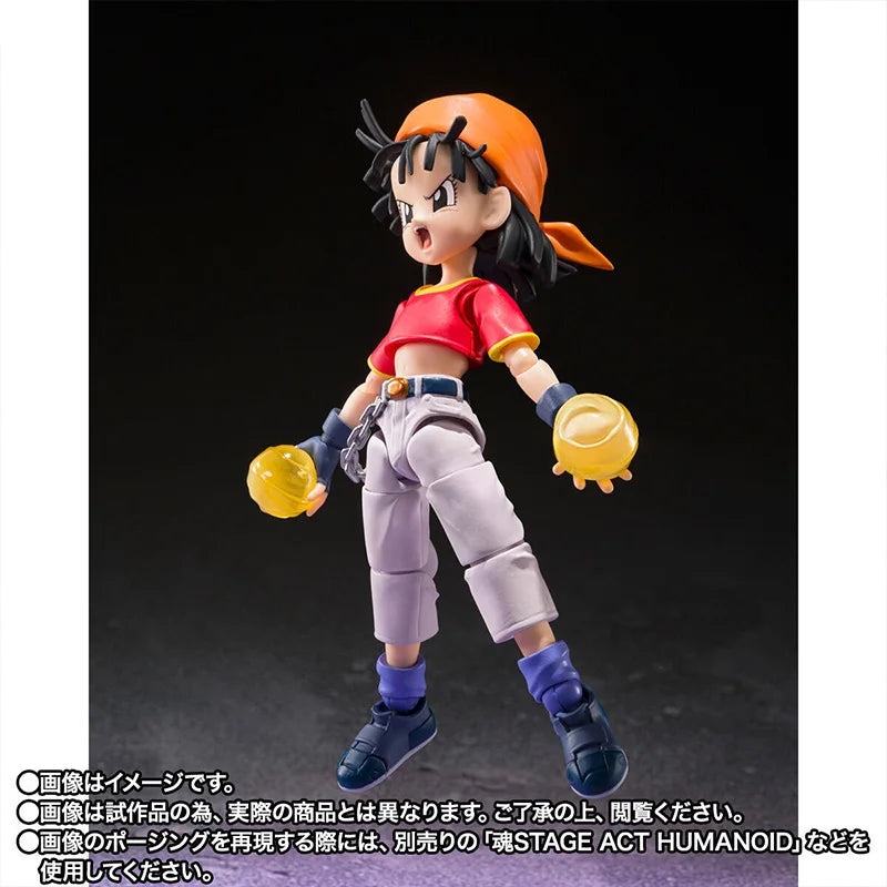 Bandai Genuine Dragon Ball GT Model Kit Anime Figures SHF Pan GT & Gill Action Figure Collection Model for Children's Toys Gifts