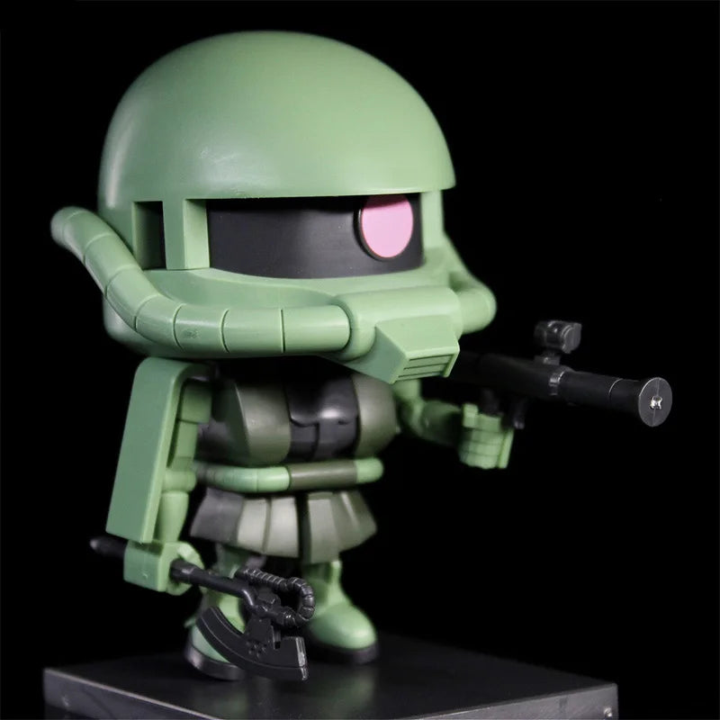 Bandai Genuine Gundam Model Kit Anime Figures Zakupla-Kun DX Set Mobile Suit Action Figure Collection Model for Kids Toys Gifts