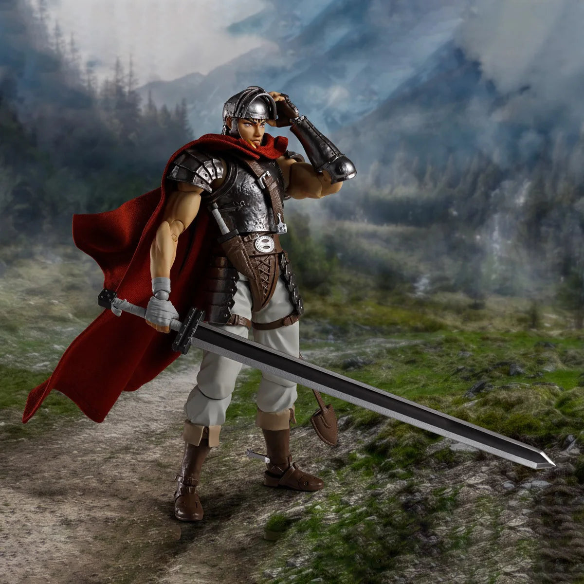 Bandai Genuine Berserk Model Kit S.H.Figuarts Guts The Band Of The Hawk Action Figure Joints Movable Collection Model Toys Gifts