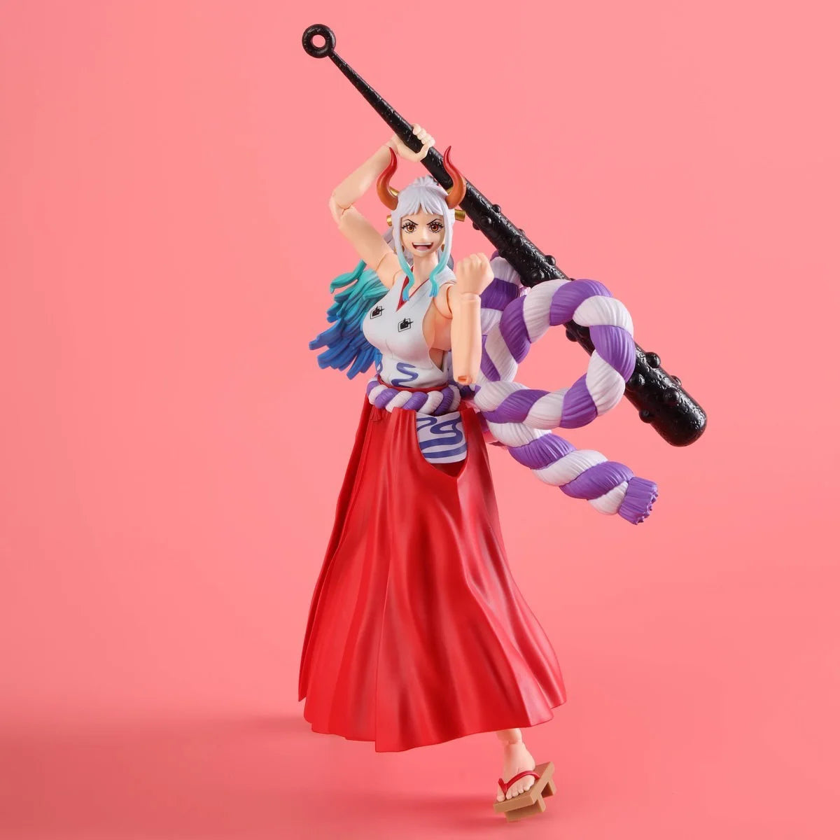 Bandai Genuine One Piece Model Kit Anime Figures SHF Yamato Joints Movable Action Figure Collection Model Toys Christmas Gifts