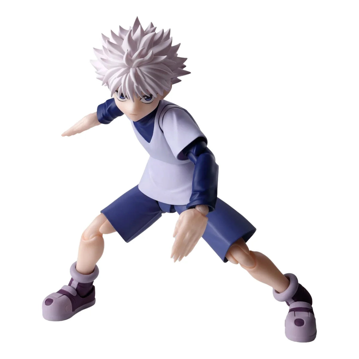 Bandai Genuine HUNTER×HUNTER Model Kit Anime Figures SHF Killua Zoldyck Gon Freecss Action Figure Joints Movable Model for Toys