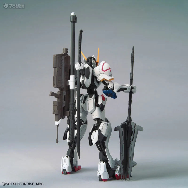 Bandai Genuine Gundam Model Kit MG 1/100 ASW-G-08 Gundam Barbatos Action Figures Collection Assembly Model Toys Christmas Gifts