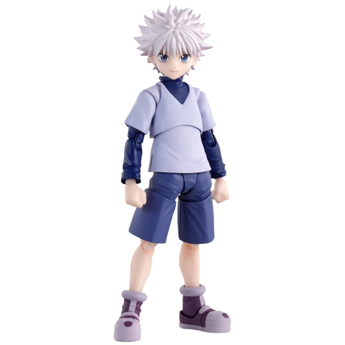 Bandai Genuine HUNTER×HUNTER Model Kit Anime Figures SHF Killua Zoldyck Gon Freecss Action Figure Joints Movable Model for Toys