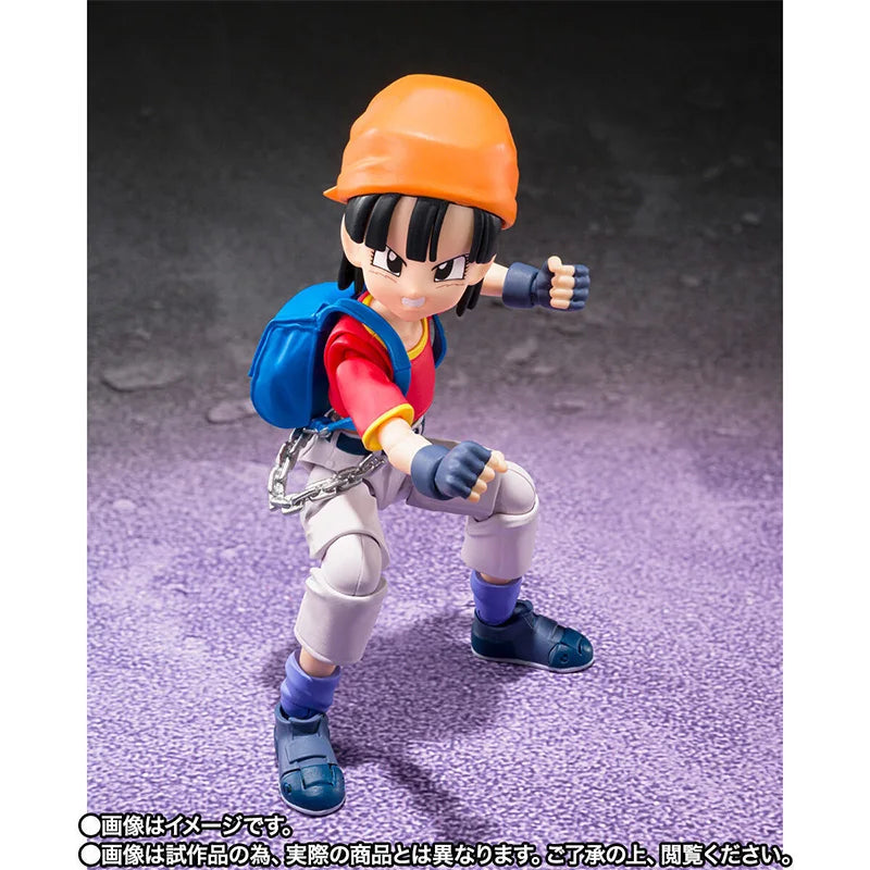 Bandai Genuine Dragon Ball GT Model Kit Anime Figures SHF Pan GT & Gill Action Figure Collection Model for Children's Toys Gifts
