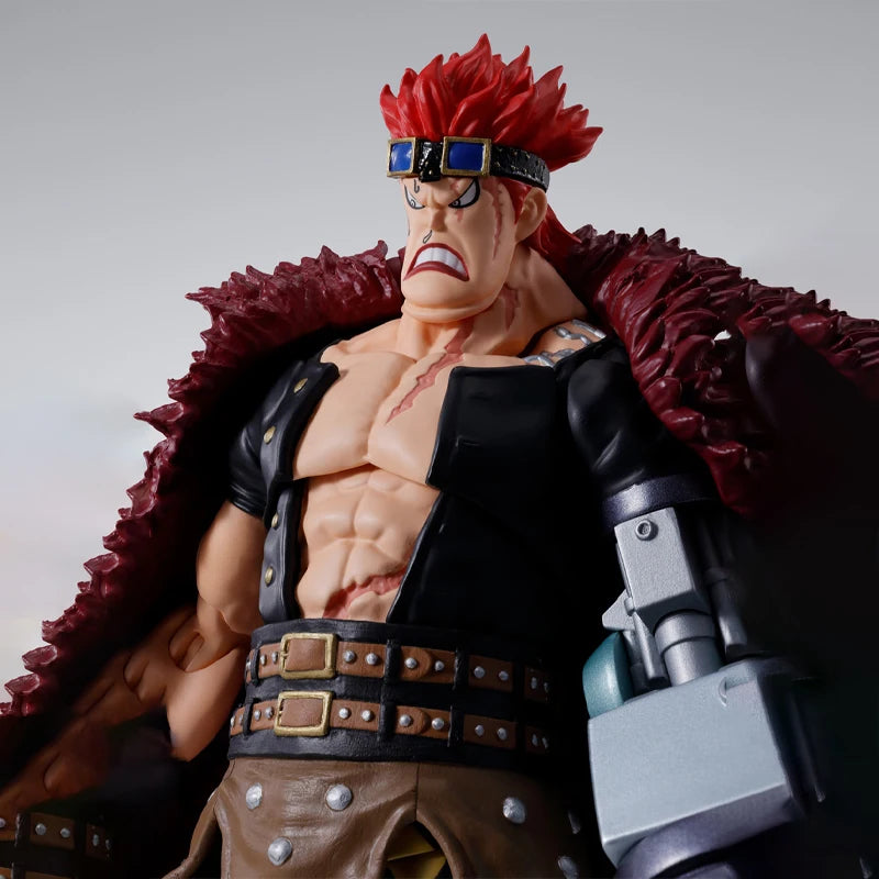 Bandai Genuine One Piece Model Kit Anime Figures SHF Eustass.Kid The Raid on onigashima Action Figure Collection Model Kids Toys