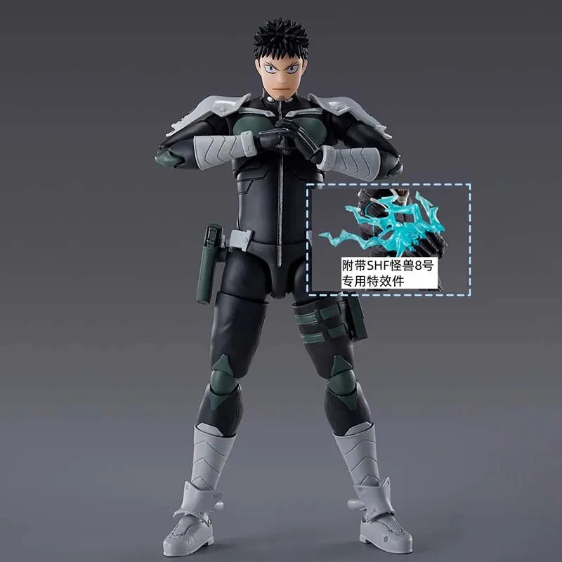 Bandai Genuine Kaiju No. 8 Model Kit Anime Figures SHF Hibino Kafka Action Figure Joints Movable Model Boys Toys Christmas Gifts