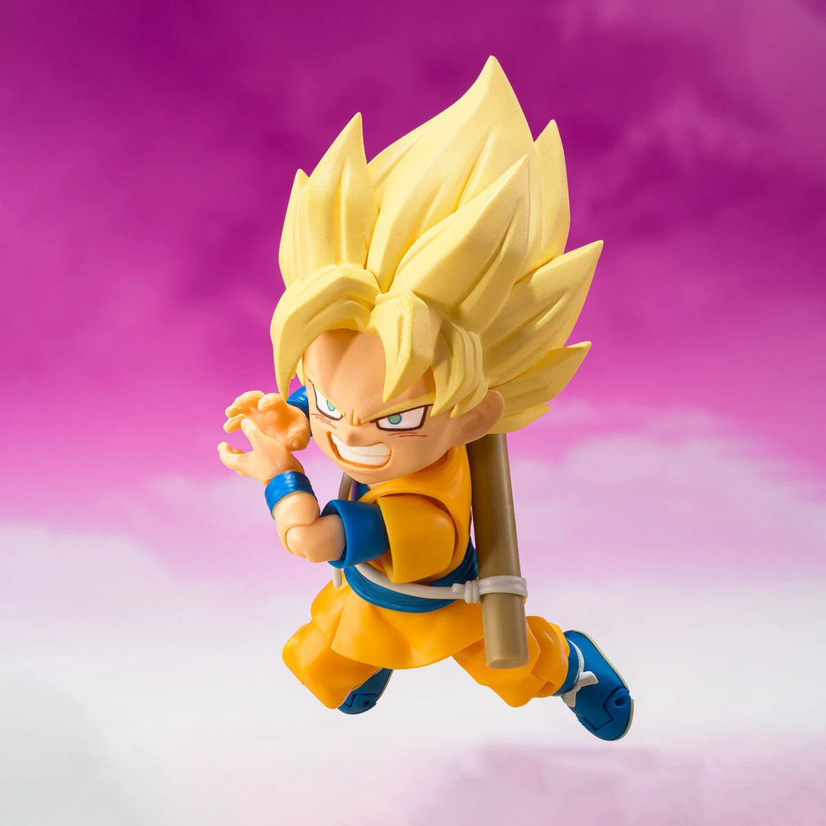 Bandai Genuine Dragon Ball DAIMA Model Kit S.H.Figuarts Super Saiyan Son Goku Mini Daima Action Figure Joints Movable Model Toys