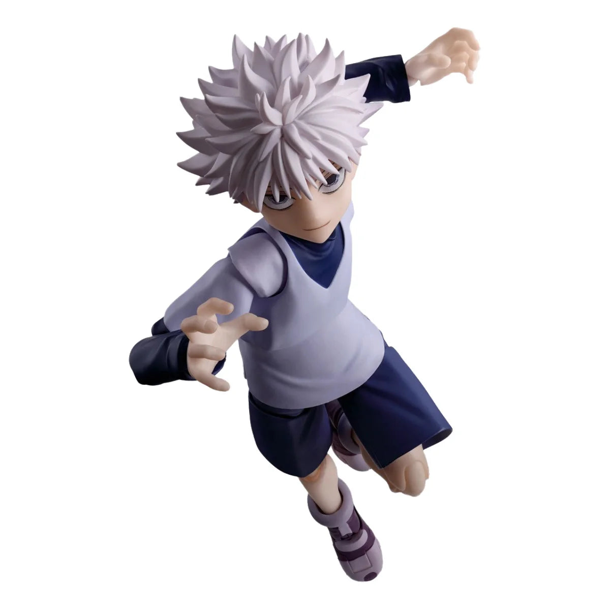 Bandai Genuine HUNTER×HUNTER Model Kit Anime Figures S.H.Figuarts Killua Zoldyck Action Figure Joints Movable Model Toys Gifts