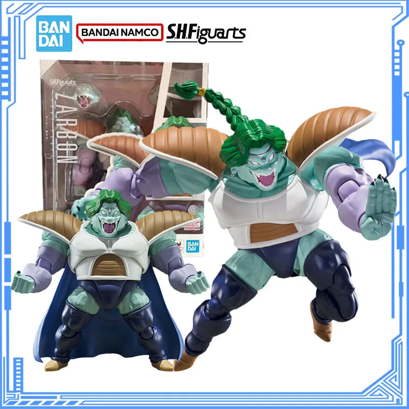 Bandai Genuine Dragon Ball Model Kit S.H.Figuarts Zarbon True Power Action Figure Joints Movable Collection Model for Boys Toys