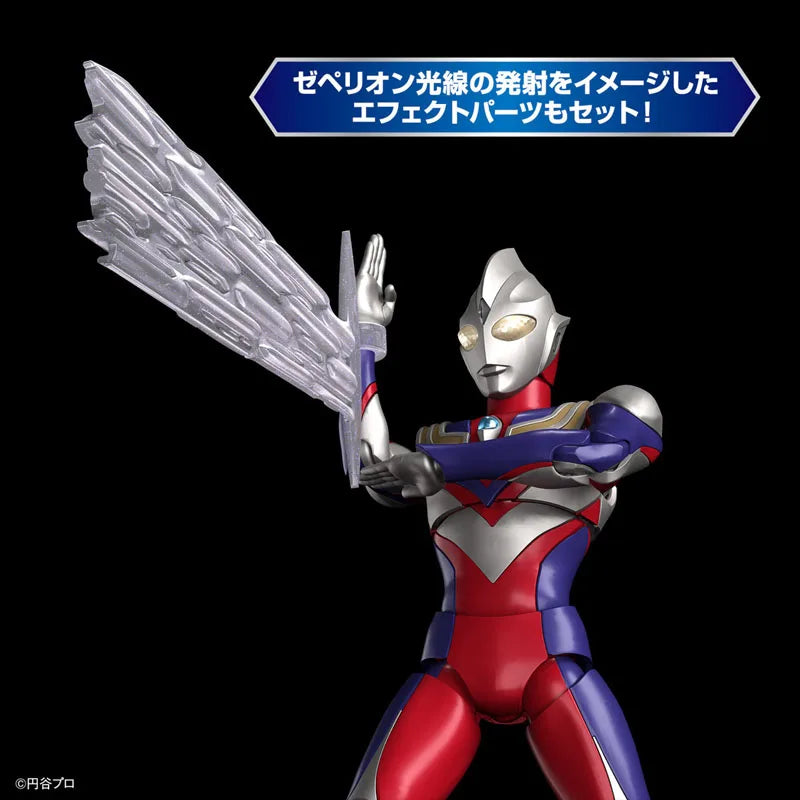 Bandai Genuine Ultraman Tiga Model Kit Figure-rise Standard Ultraman Tiga Multi Type Action Figures Assembly Model Toys Gifts