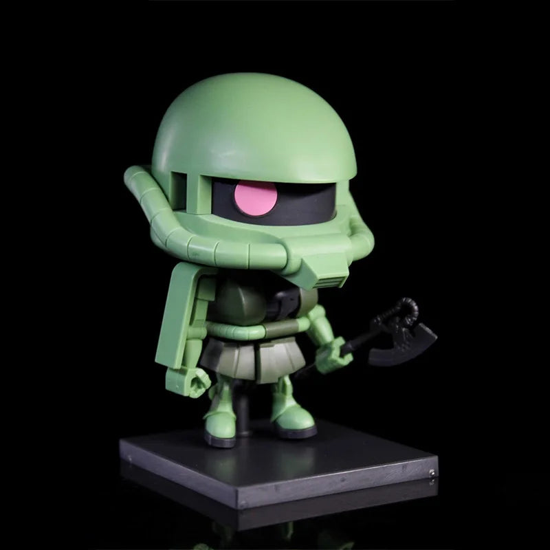 Bandai Genuine Gundam Model Kit Anime Figures Zakupla-Kun DX Set Mobile Suit Action Figure Collection Model for Kids Toys Gifts