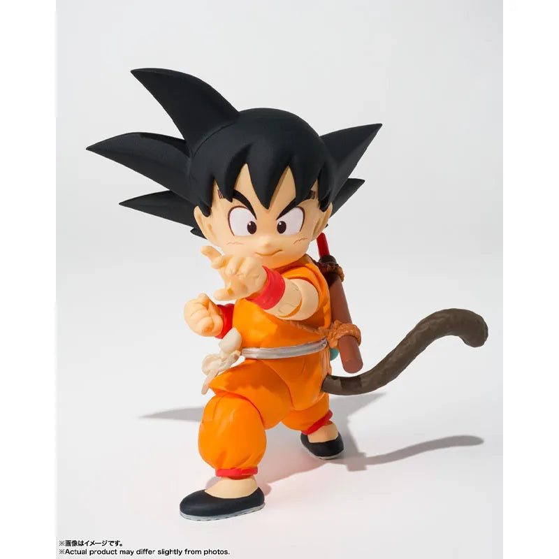 Bandai Genuine Dragon Ball Model Kit SHF Son Goku & Dragon 40th Anniversary Edition Anime Action Figure for Toys Christmas Gifts