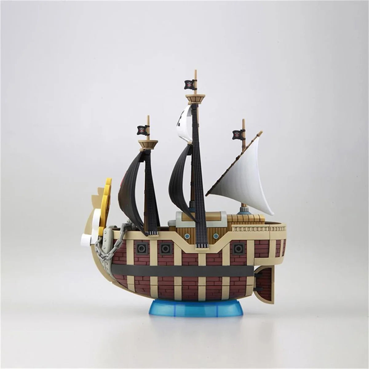 Bandai Genuine One Piece Model Kit Anime Figures Grand Ship Spade Pirates Ship Action Figure Assembly Model for Boys Toys Gifts