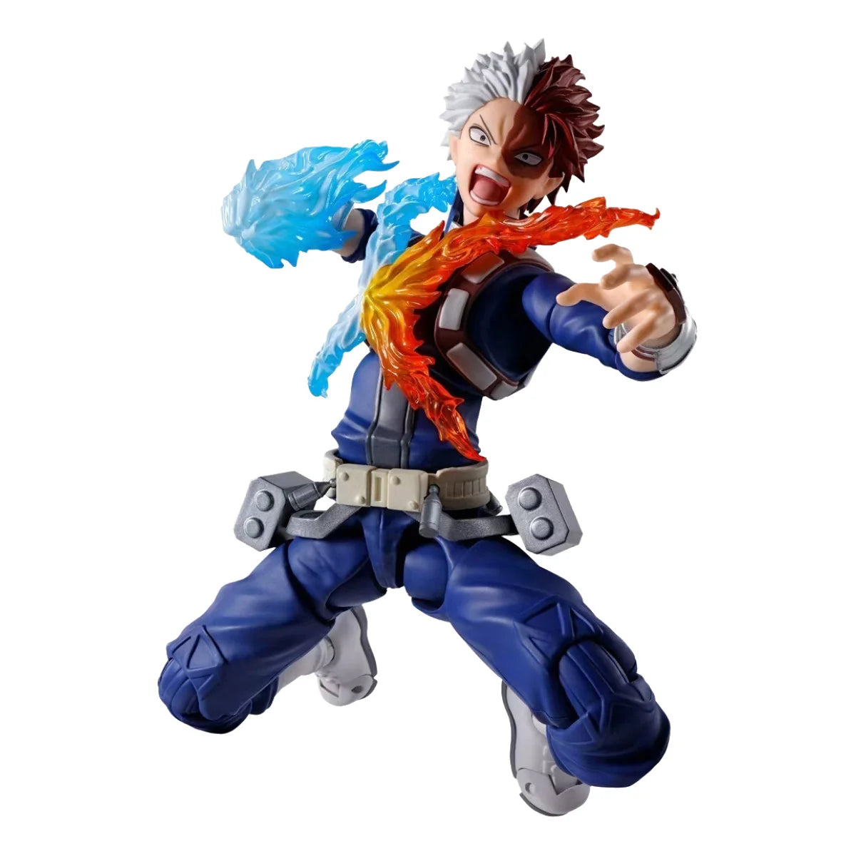 Bandai Genuine My Hero Academia Model Kit SHF Todoroki Shoto Joints Movable Action Figures Collection Finished Model Toys Gifts