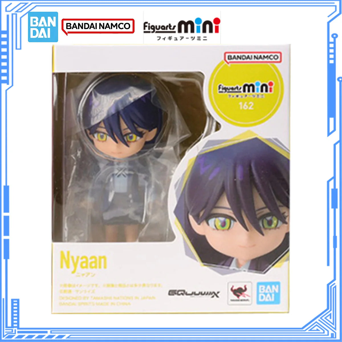 Bandai Genuine Gundam Gquuuuuux Model Kit Figuarts mini Nyaan Amate Yuzuriha Shuji Ito Action Figure Collection Model Boys Toys