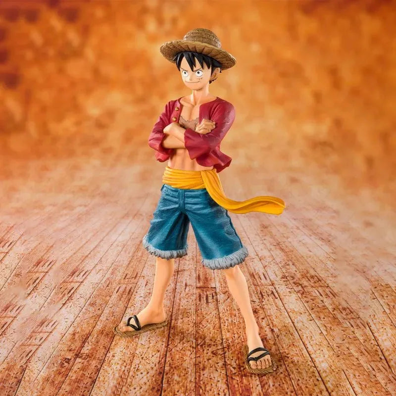Bandai Genuine One Piece Model Kit Figuarts Zero Monkey D. Luffy Anime Action Figure Joints Movable Model Toys Christmas Gifts