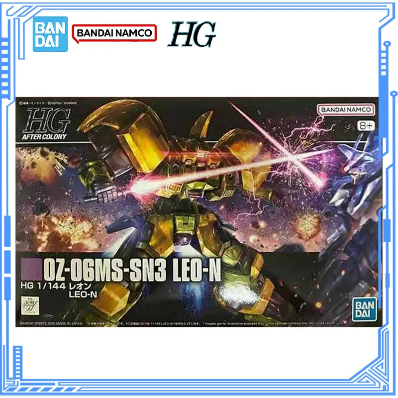 Bandai Genuine Gundam Model Kit HGAC 1/144 Leo N PB Gunpla Action Figures Collection Assembly Model Boys Toys Christmas Gifts