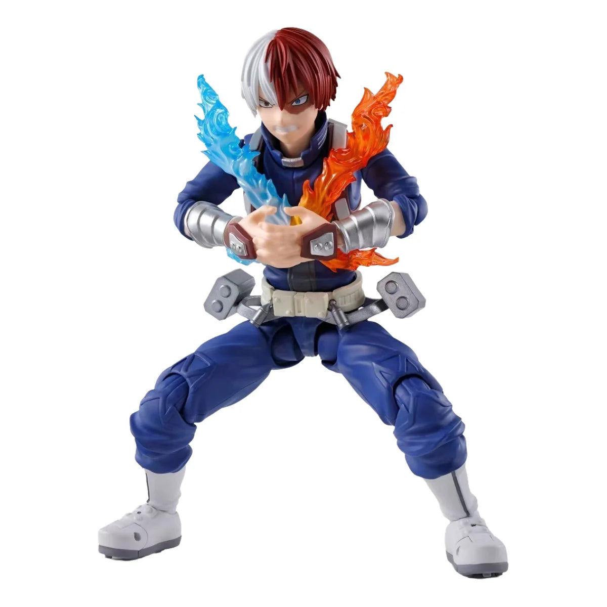 Bandai Genuine My Hero Academia Model Kit SHF Todoroki Shoto Joints Movable Action Figures Collection Finished Model Toys Gifts