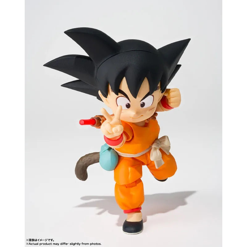 Bandai Genuine Dragon Ball Model Kit SHF Son Goku & Dragon 40th Anniversary Edition Anime Action Figure for Toys Christmas Gifts