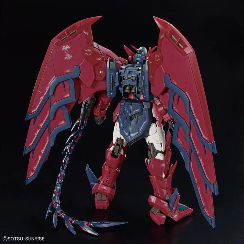 Bandai Genuine Gundam Model Kit RG 1/144 OZ-13MS Gundam Epyon Action Figures Collection Assembly Model for Toys Christmas Gifts