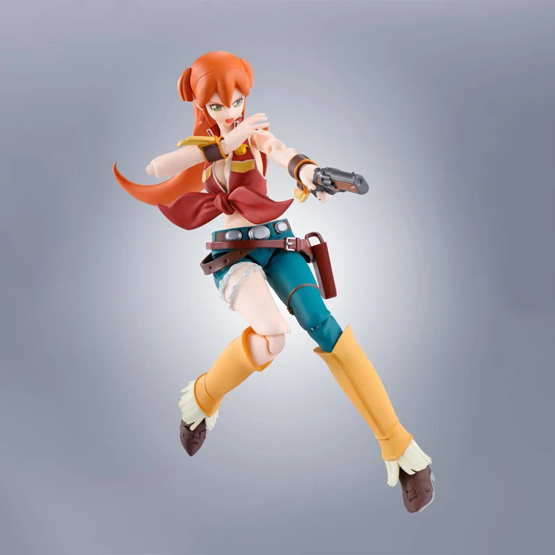 Bandai Genuine Back Arrow Model Kit Anime Figures SHF Elsha Lean Action Figure Collection Model Children's Toys Christmas Gifts