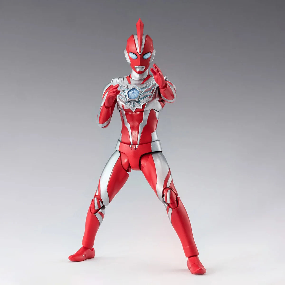 Bandai Genuine Ultraman Omega Model Kit Anime Figures SHF Ultraman Omega Action Figure Joints Movable Model for Boys Toys Gifts