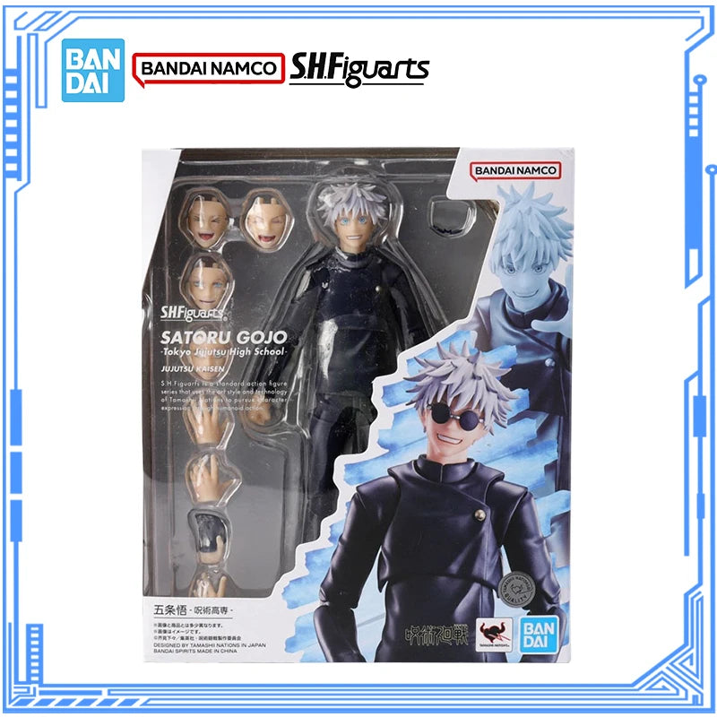 Bandai Genuine Jujutsu Kaisen Model Kit Anime Figures SHF Satoru Gojo Geto Suguru Kugisaki Nobara Action Figure Collection Model