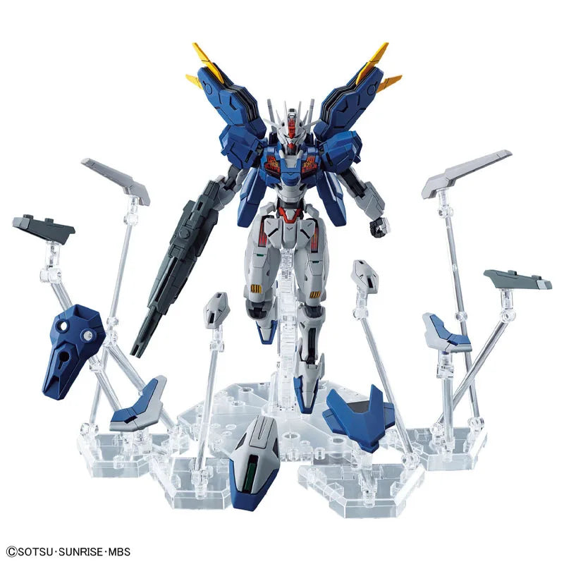 Bandai Genuine Gundam Model Kit HG TWFM 1/144 Gundam Aerial Rebuild Action Figures Collection Assembly Model for Boys Toys Gifts