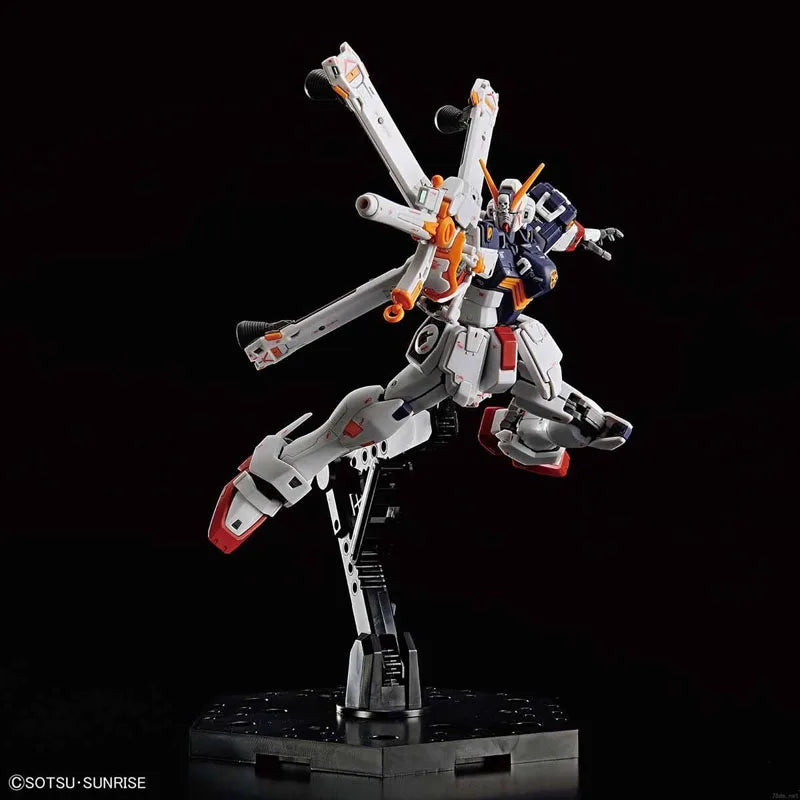 Bandai Genuine Gundam Model Kit RG 1/144 XM-X1 Crossbone Gundam X1 Action Figures Assembly Model for Boys Toys Christmas Gifts