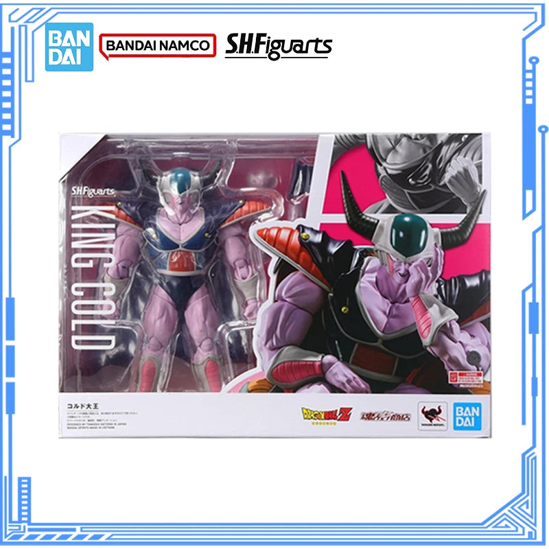 Bandai Genuine Dragon Ball Z Model Kit Anime Figures SHF King Cold Anime Action Figure Collection Model Children's Toys Gifts