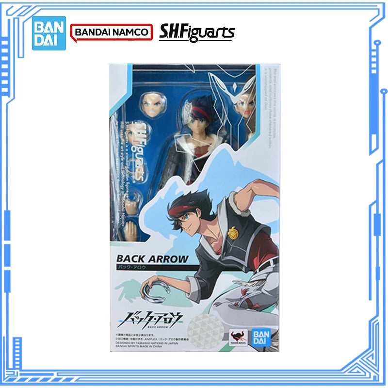 Bandai Genuine Back Arrow Model Kit Anime Figures SHF Back Arrow Action Figure Collection Model Children's Toys Christmas Gifts