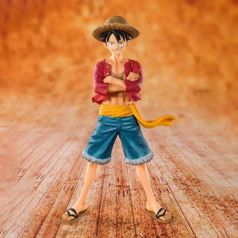 Bandai Genuine One Piece Model Kit Figuarts Zero Monkey D. Luffy Anime Action Figure Joints Movable Model Toys Christmas Gifts