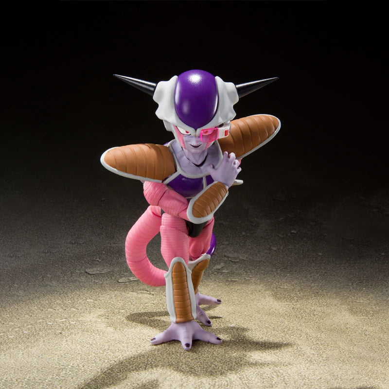 Bandai Genuine Dragon Ball Model Kit Anime Figures SHF Frieza First form & Frieza Pod Action Figure Collection Model Toys Gifts