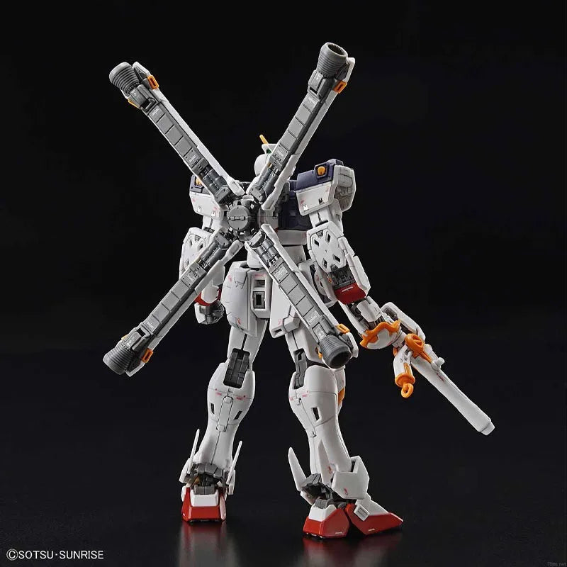 Bandai Genuine Gundam Model Kit RG 1/144 XM-X1 Crossbone Gundam X1 Action Figures Assembly Model for Boys Toys Christmas Gifts