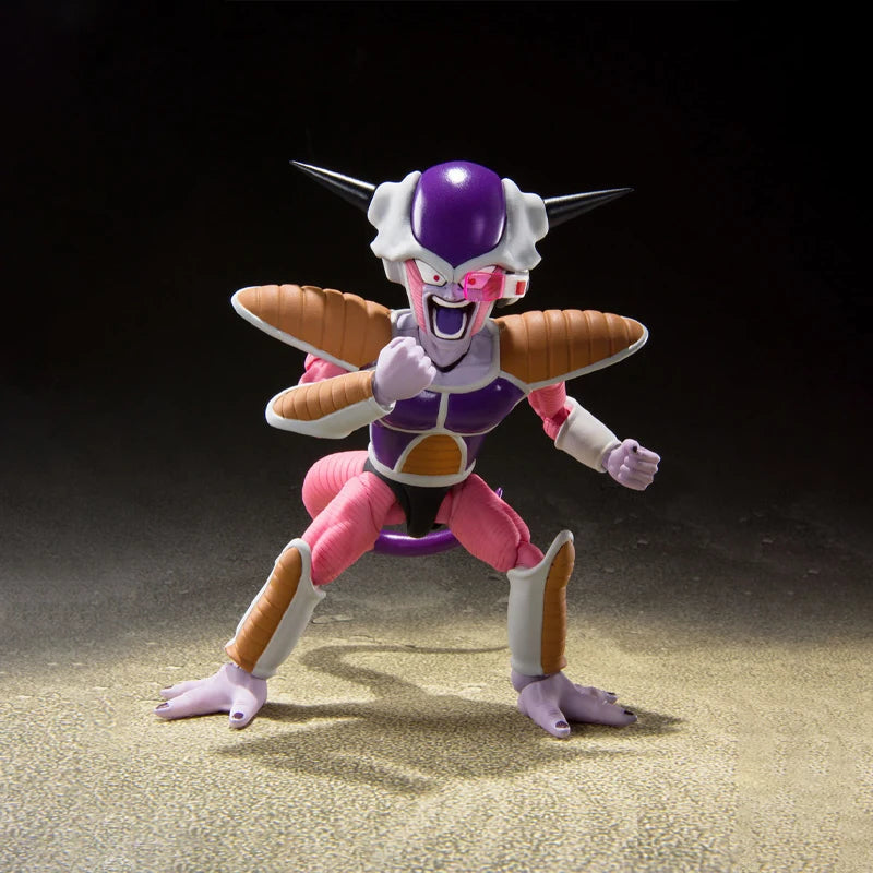 Bandai Genuine Dragon Ball Model Kit Anime Figures SHF Frieza First form & Frieza Pod Action Figure Collection Model Toys Gifts