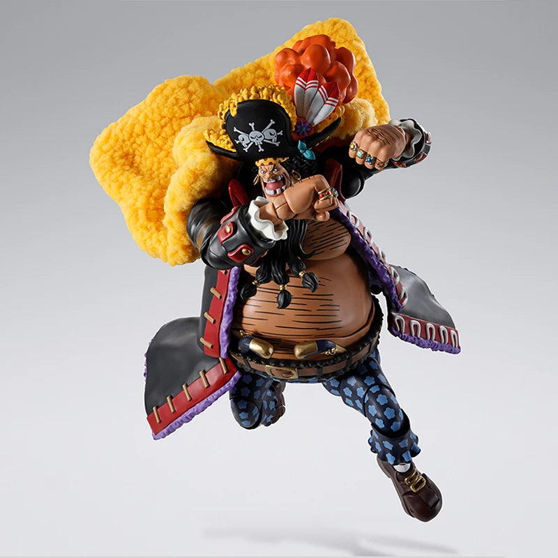 Bandai Genuine One Piece Model Kit Anime Figures SHF Marshall·D·Teach Action Figure Collection Model for Toys Christmas Gifts