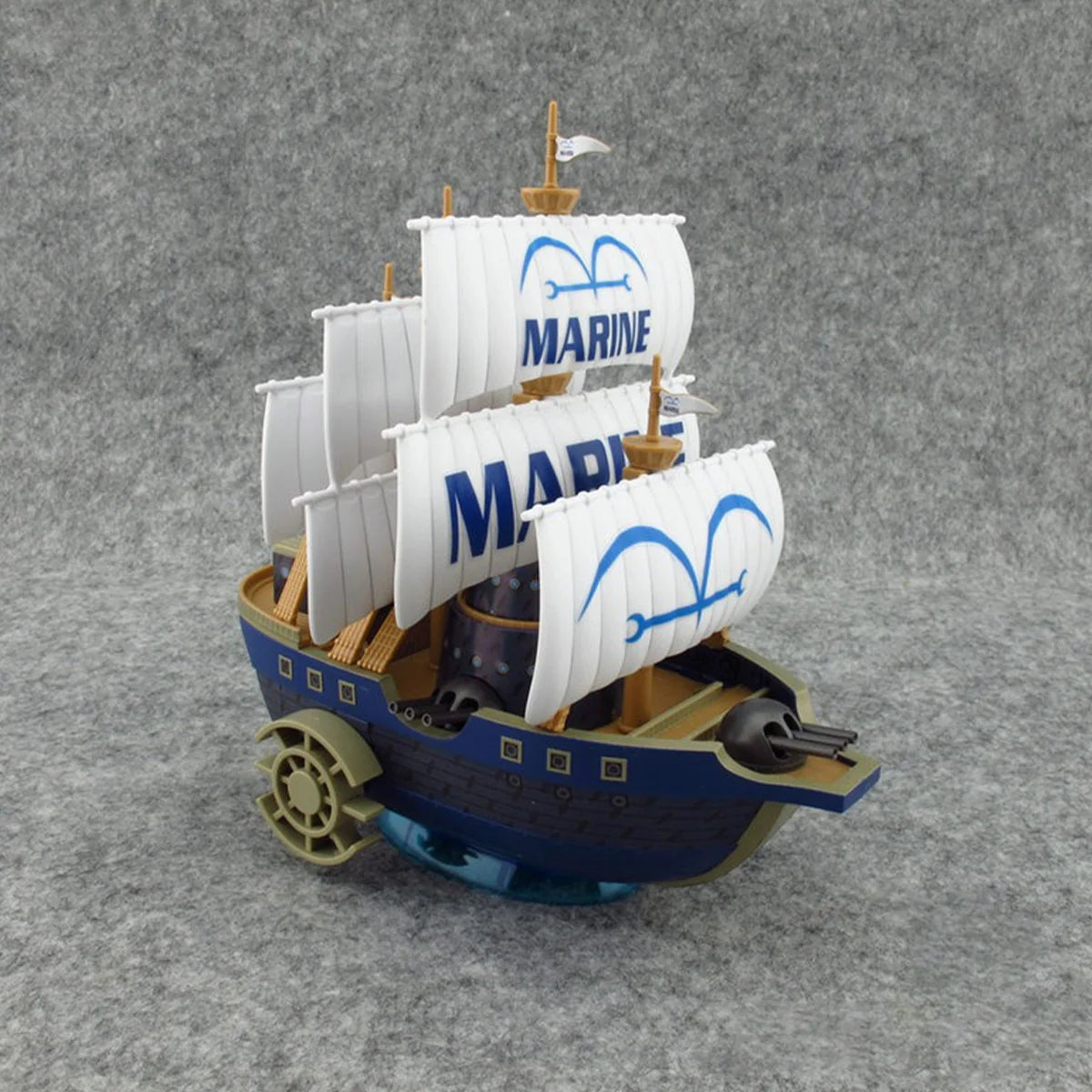 Bandai Genuine One Piece Model Kit Anime Figures Grand Ship Marine Warship Action Figures Collection Assembly Model Toys Gifts