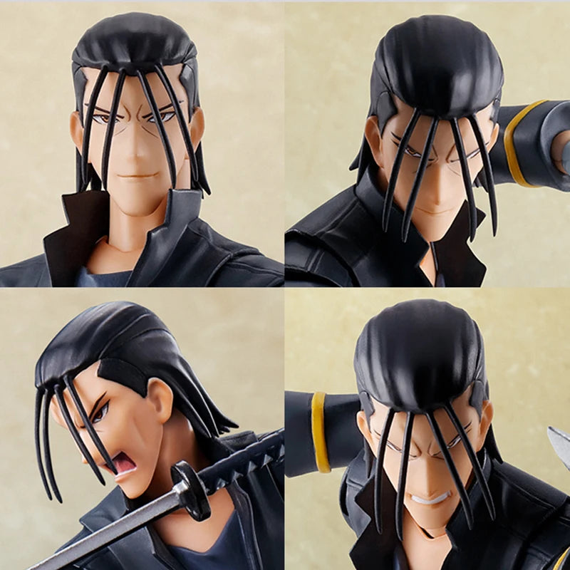 Bandai Genuine Rurouni Kenshin Model Kit Anime Figures SHF Himura Kenshin Saito Hajime Shinomori aoshi Collection Model Toys