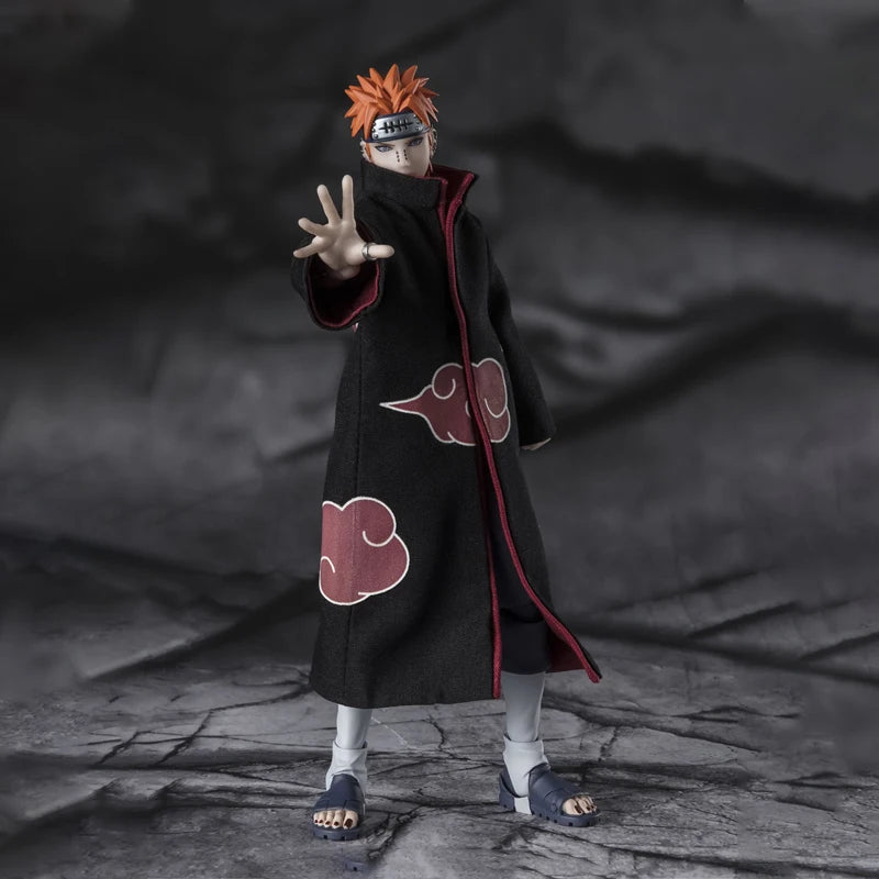 Bandai Genuine Naruto Model Kit Anime Figures SHF Pain Tendo The Six Paths Action Figure Collection Model for Kids Toys Gifts