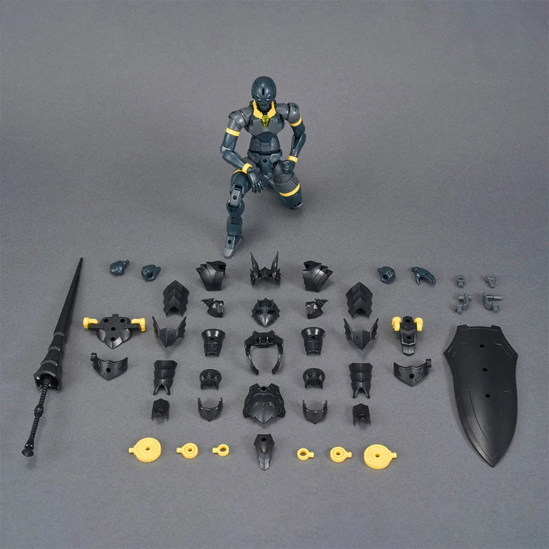 Bandai Genuine 30 Minutes Fantasy Model Kit Anime Figures 30MF Rosan Lancer Action Figure Collection Model for Boys Toys Gifts