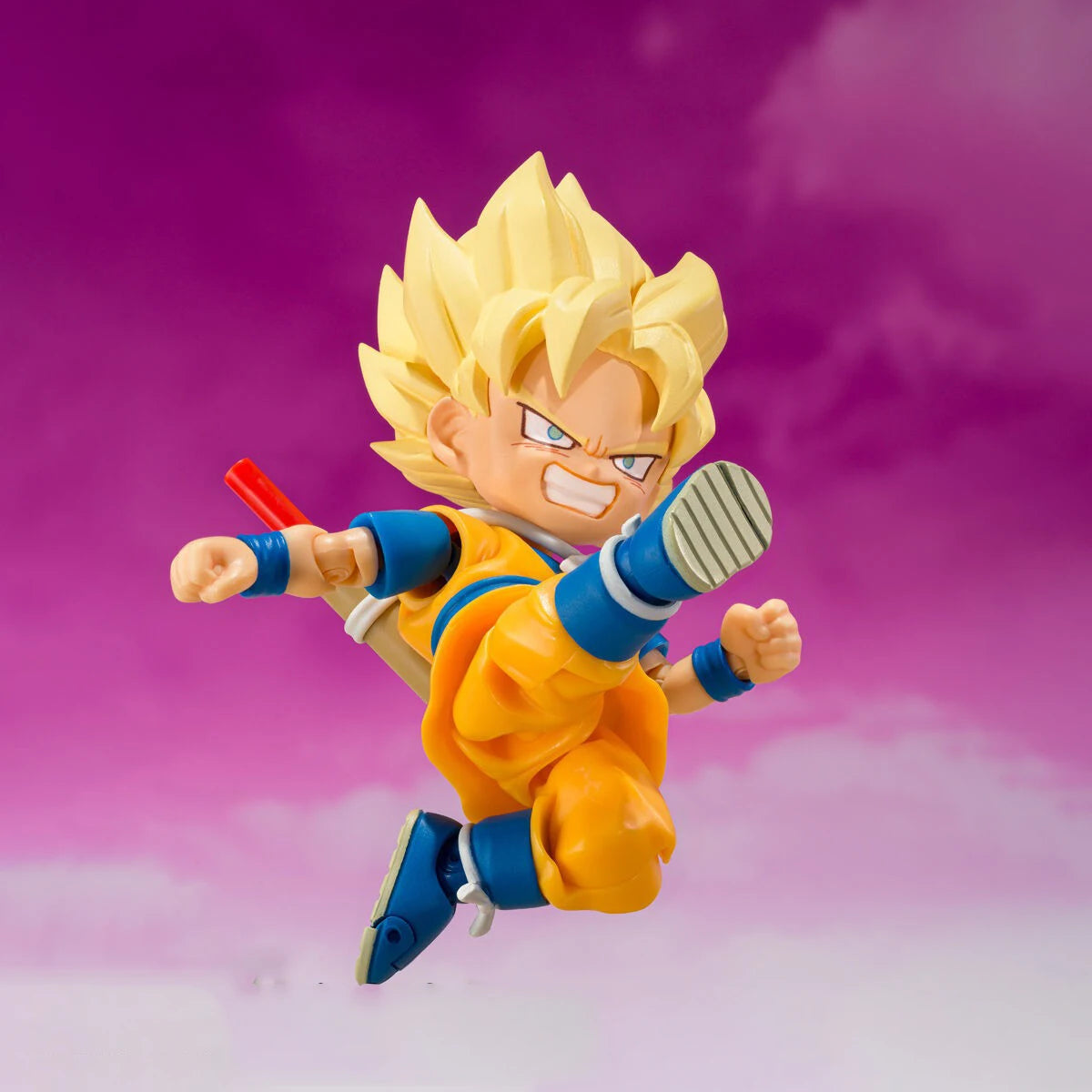 Bandai Genuine Dragon Ball DAIMA Model Kit S.H.Figuarts Super Saiyan Son Goku Mini Daima Action Figure Joints Movable Model Toys