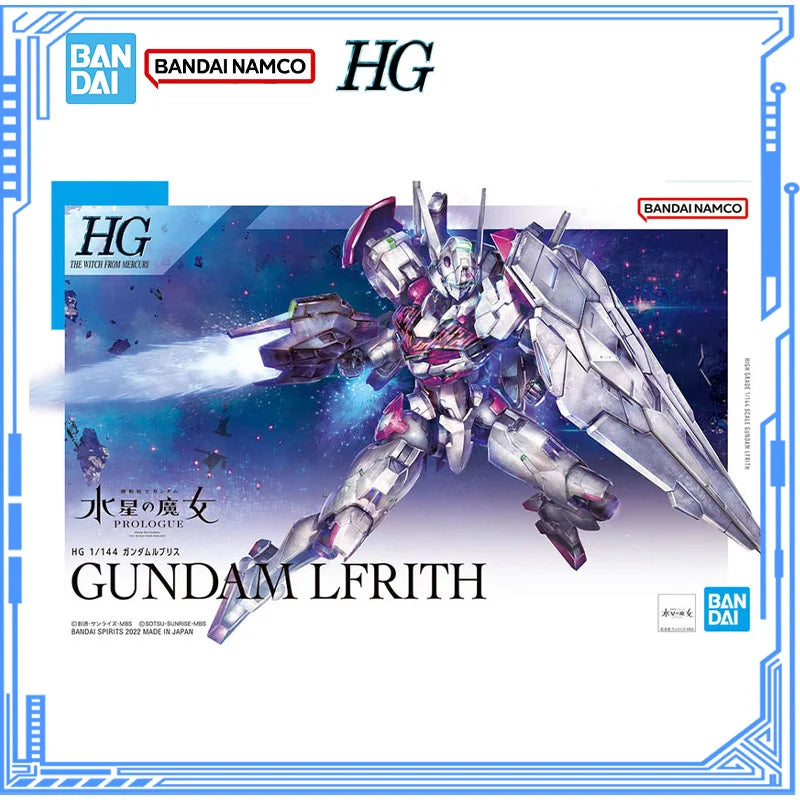 Bandai Genuine Gundam Model Kit HG TWFM 1/144 Gundam Lfrith Action Figures Collection Assembly Model Boys Toys Christmas Gifts