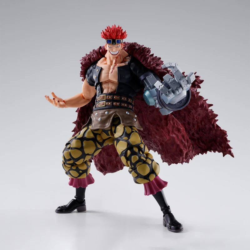 Bandai Genuine One Piece Model Kit Anime Figures SHF Eustass.Kid The Raid on onigashima Action Figure Collection Model Kids Toys