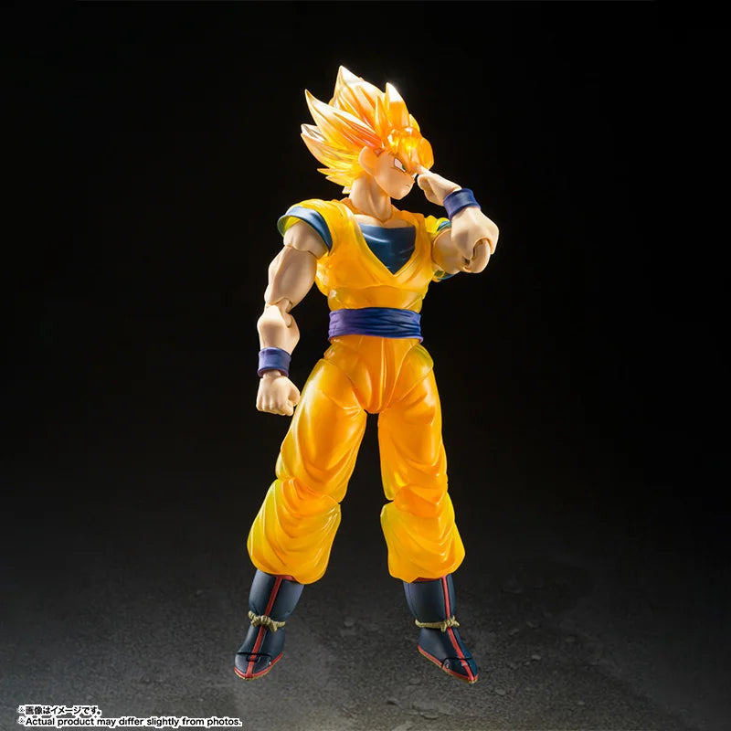 Bandai Genuine Dragon Ball Model Kit Anime Figures SHF Son Goku Z Fighters TNT Action Figure Collection Model Boys Toys Gifts